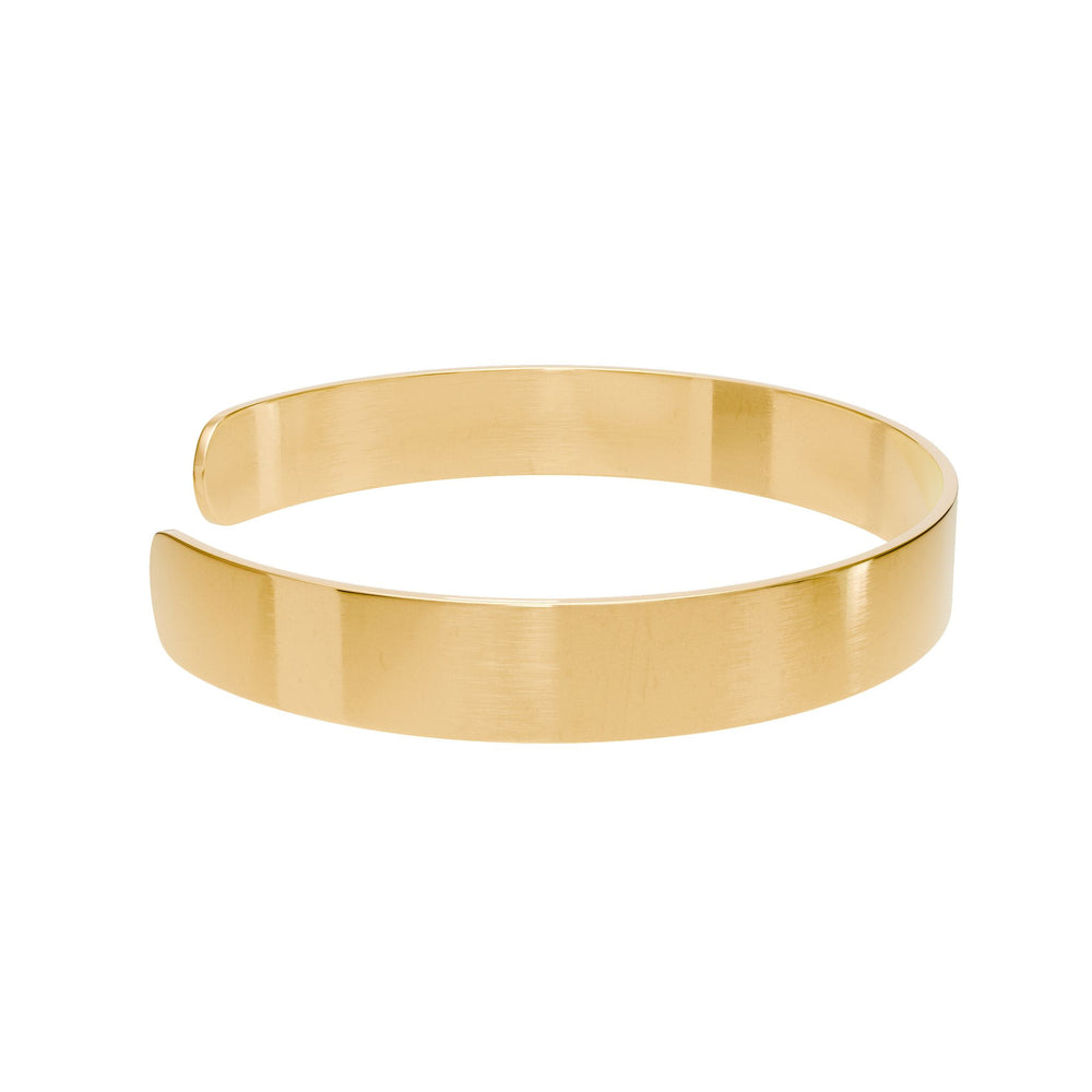 PMZ Signature Cuff Bracelet – 18K Gold PVD - Image 3